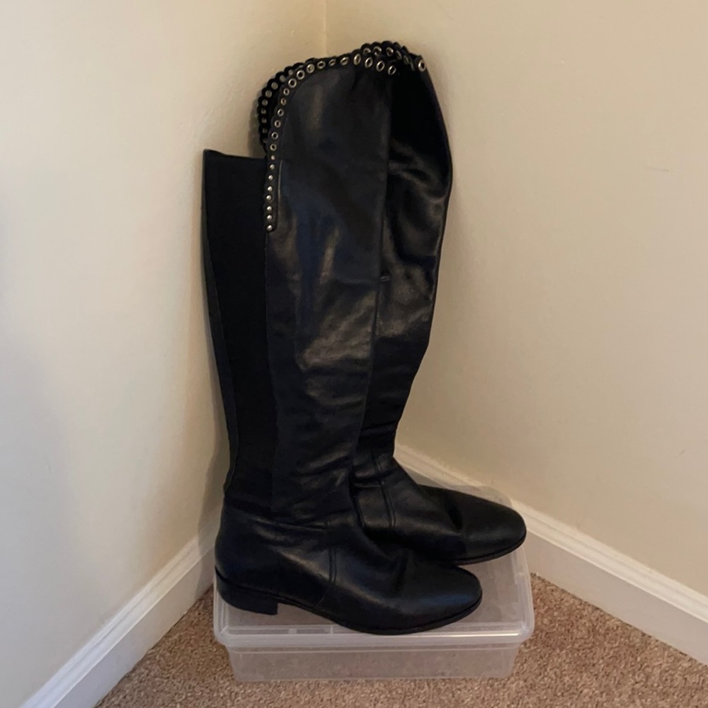 Women’s boots black leather size 39